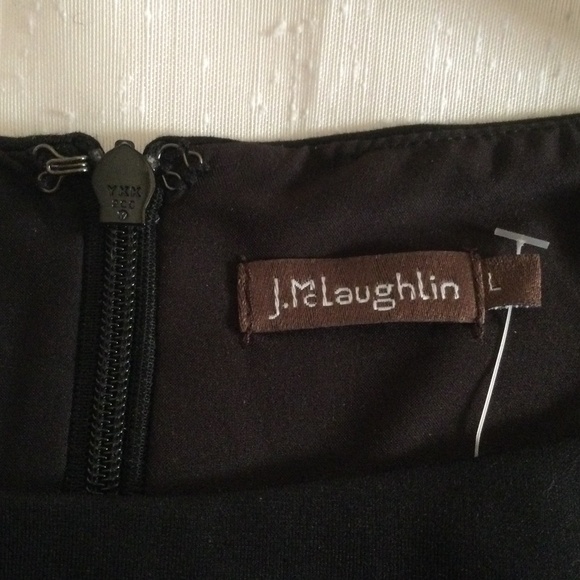 J. McLaughlin Tinley Black Knit Dress L NWT - Picture 15 of 16